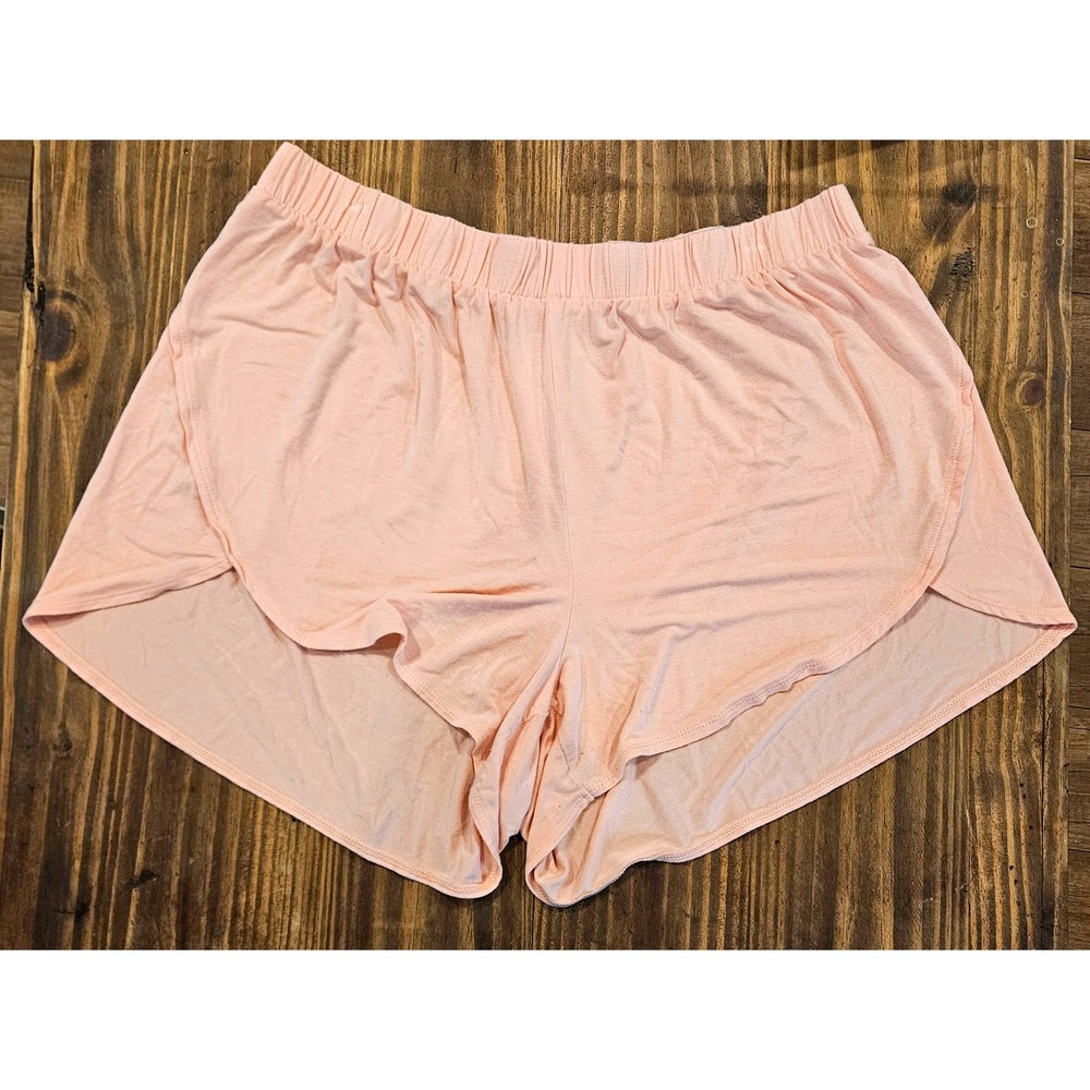 Old Navy Athleisure Tulip Shorts LT 17x3.5 Peach Sunday Lounge Modal Blend #607
